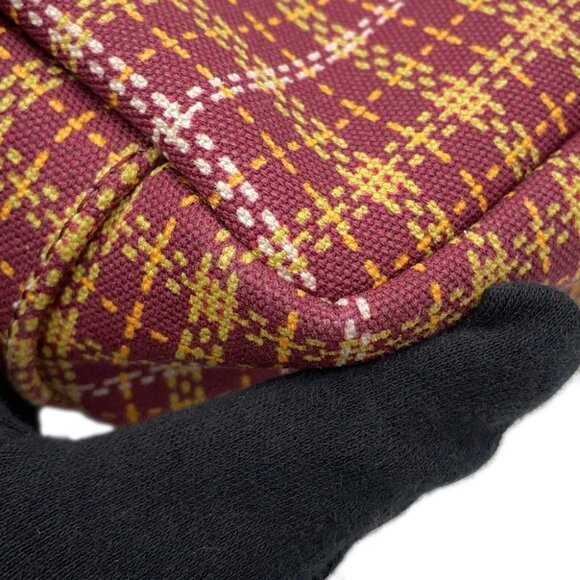 GUCCI Children's Check Pattern Interlocking G Tote Bag Canvas/Leather Brown - Picture 3 of 13